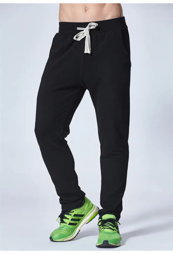 Black Polyester Blend Jogger