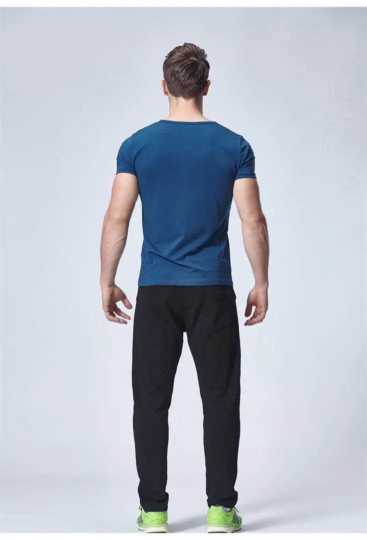 Black Polyester Blend Jogger