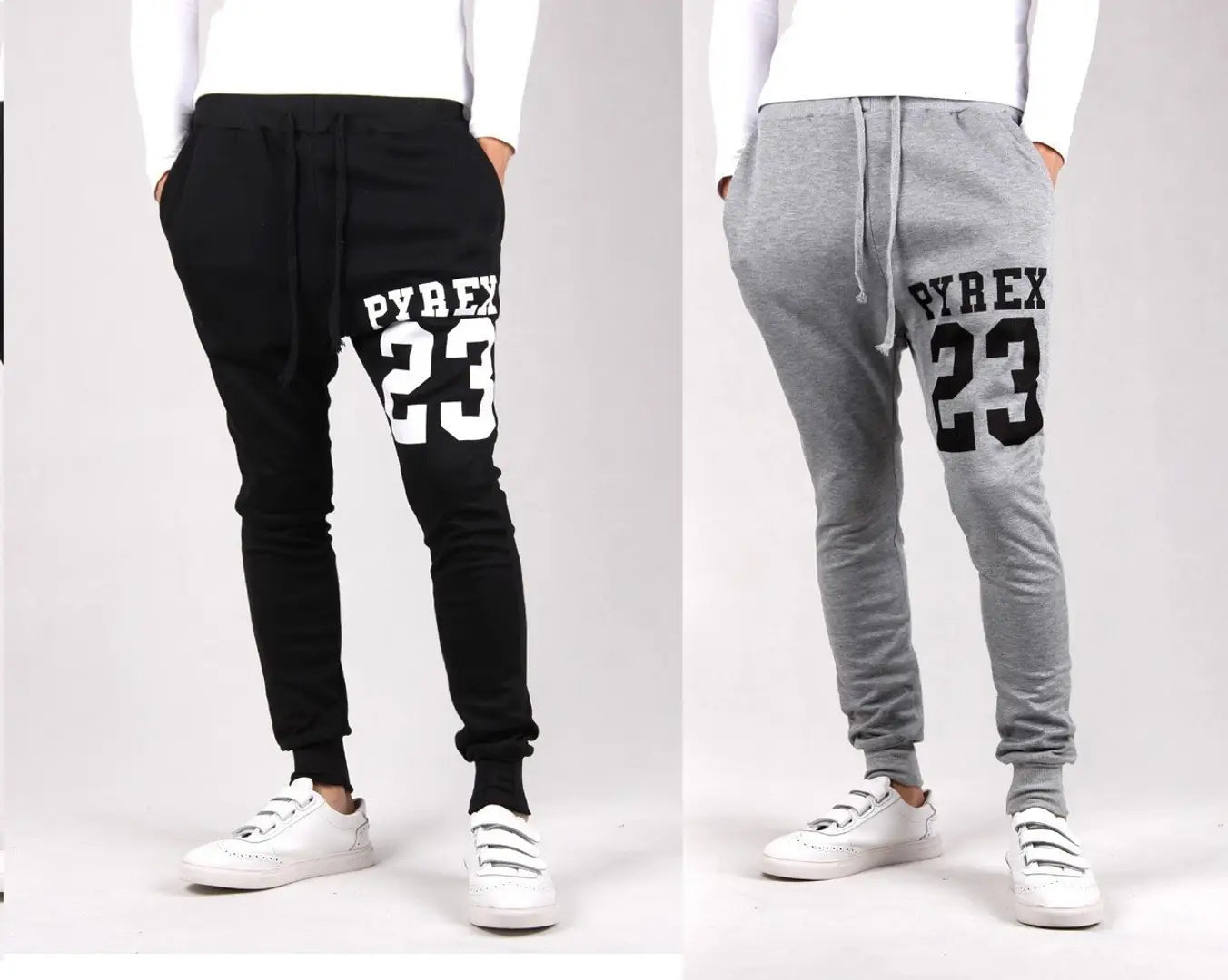 Multicoloured Polyester Blend Jogger Pack Of 2
