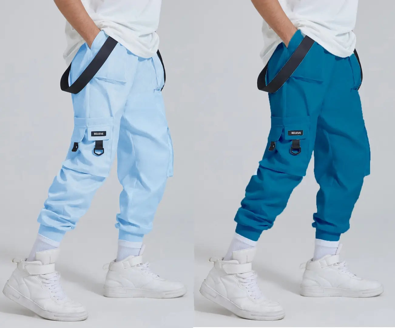 Joggers Park Mens Pack of 2 Tech Wear Pants