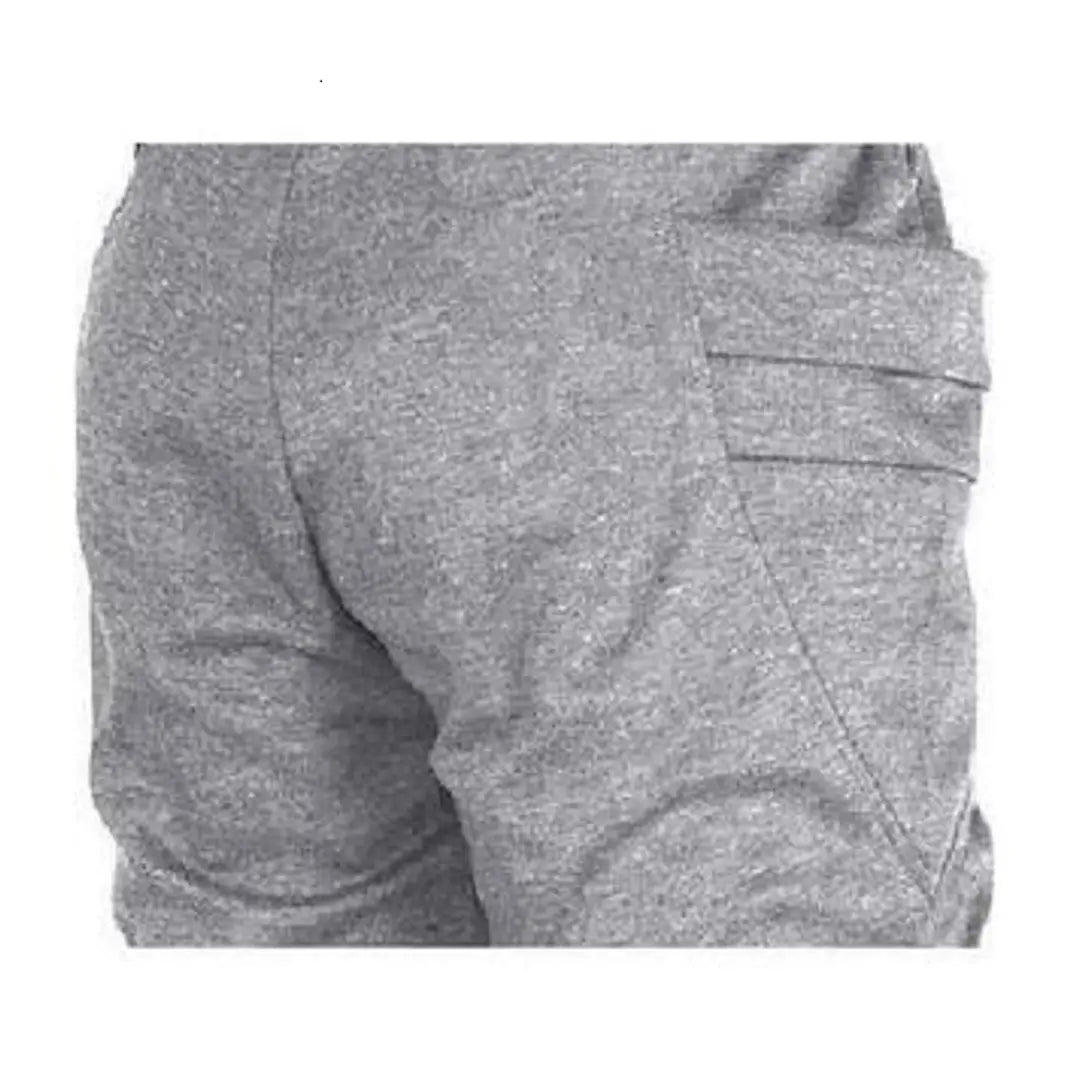 Stylish Grey Polycotton Solid Joggers For Men