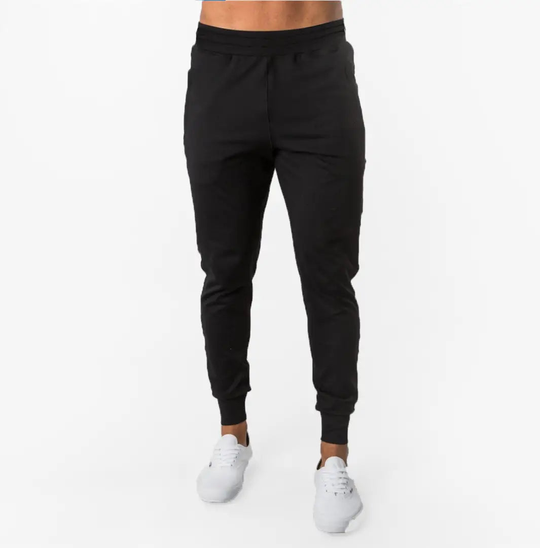 Stylish Black Polyester Slim Fit Joggers For Men