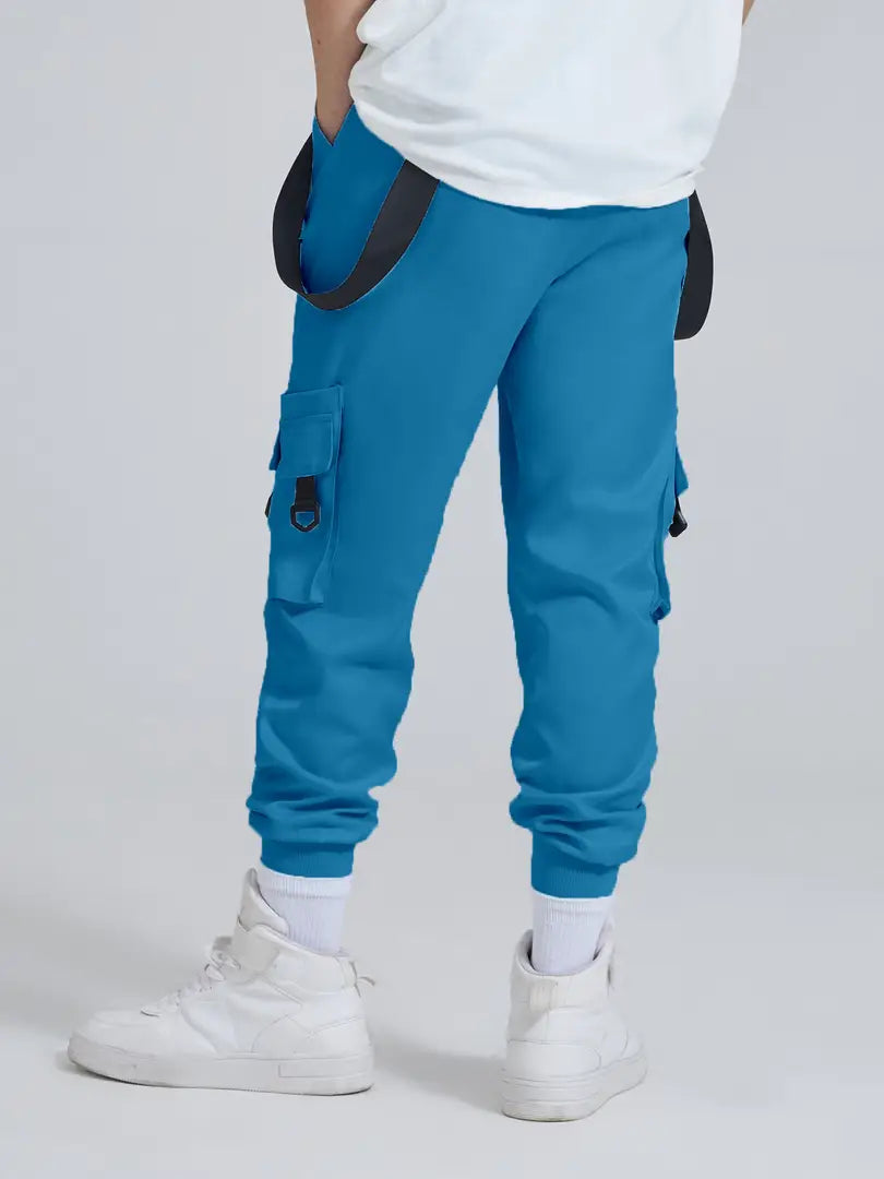 Joggers Park Mens Accessorized Tech Wear Pants